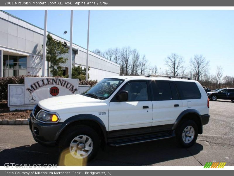 Alpine White / Gray 2001 Mitsubishi Montero Sport XLS 4x4