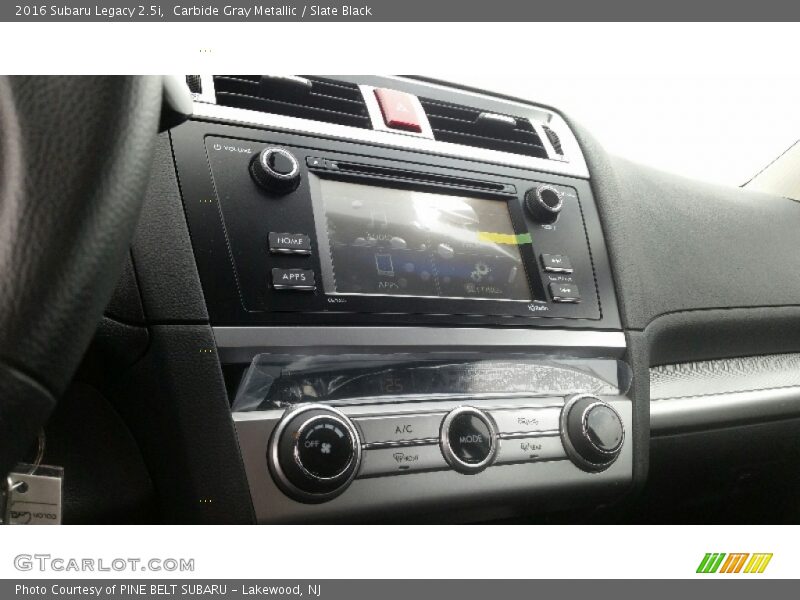 Carbide Gray Metallic / Slate Black 2016 Subaru Legacy 2.5i