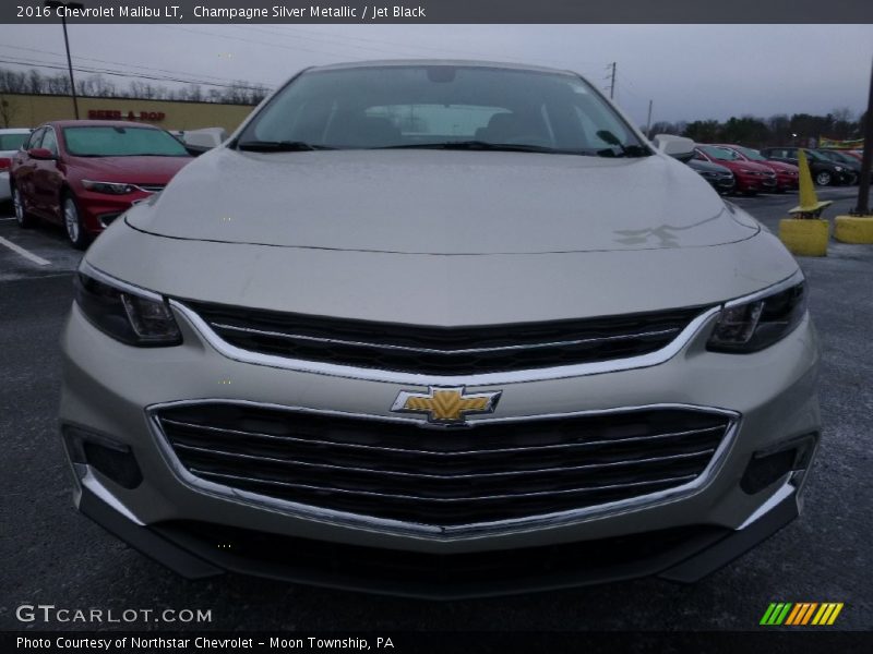 Champagne Silver Metallic / Jet Black 2016 Chevrolet Malibu LT