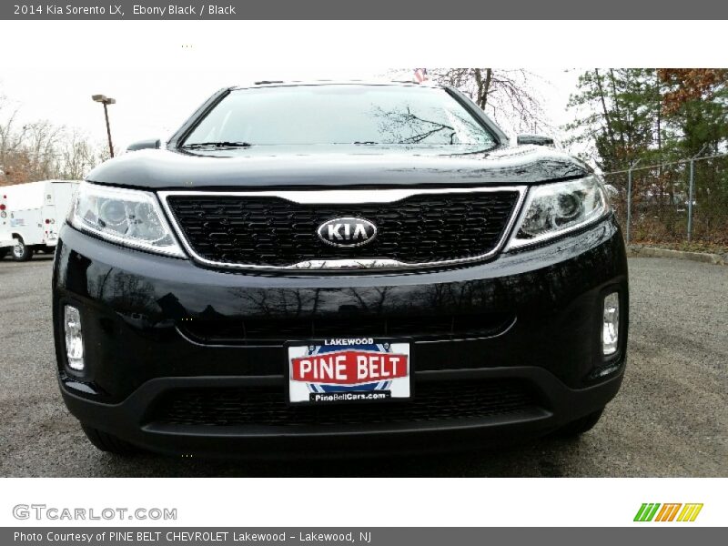 Ebony Black / Black 2014 Kia Sorento LX