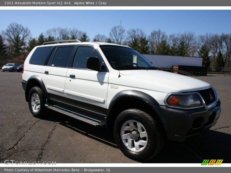 Alpine White / Gray 2001 Mitsubishi Montero Sport XLS 4x4
