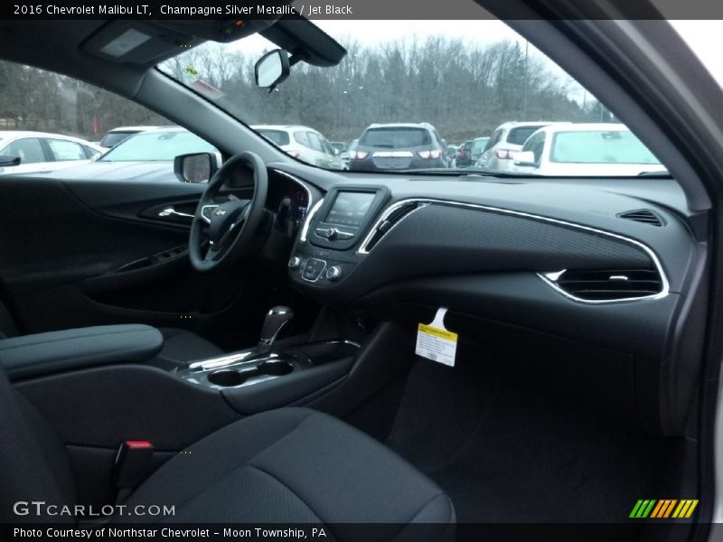 Champagne Silver Metallic / Jet Black 2016 Chevrolet Malibu LT
