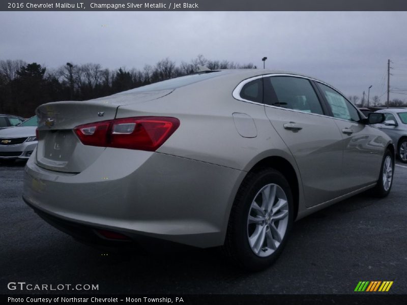 Champagne Silver Metallic / Jet Black 2016 Chevrolet Malibu LT