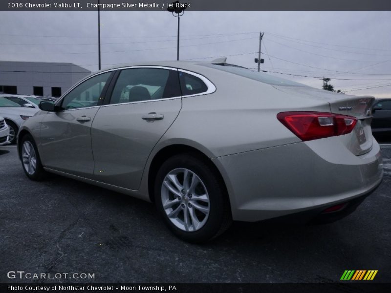 Champagne Silver Metallic / Jet Black 2016 Chevrolet Malibu LT