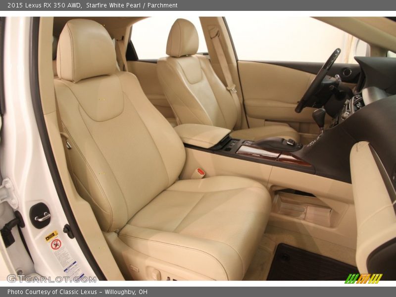 Starfire White Pearl / Parchment 2015 Lexus RX 350 AWD