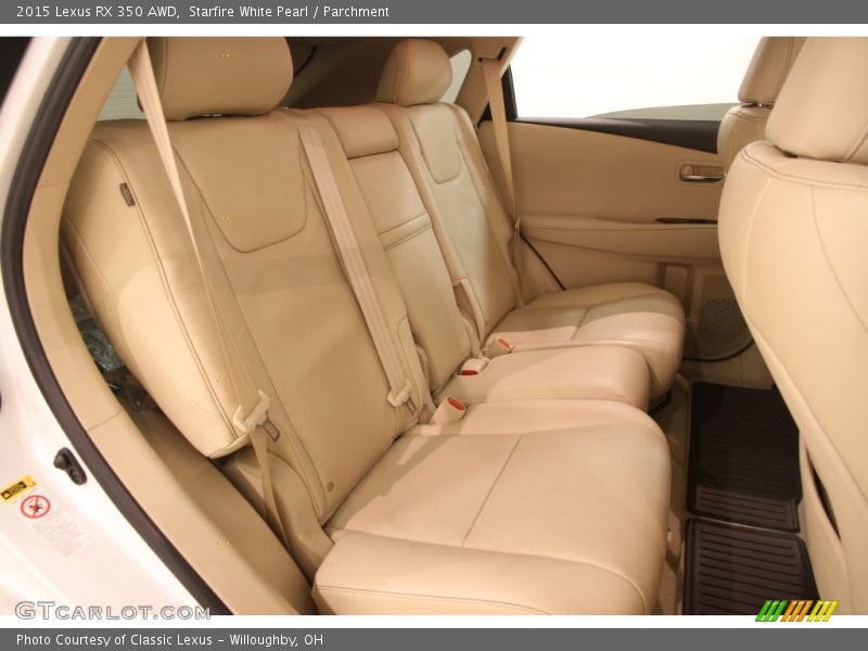 Starfire White Pearl / Parchment 2015 Lexus RX 350 AWD