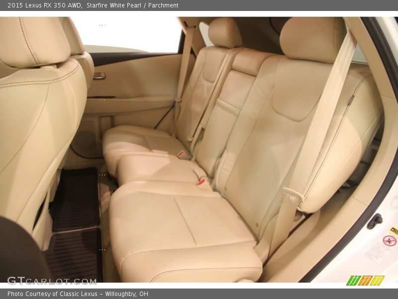 Starfire White Pearl / Parchment 2015 Lexus RX 350 AWD
