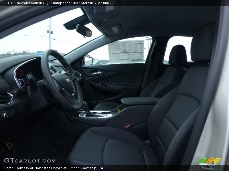 Champagne Silver Metallic / Jet Black 2016 Chevrolet Malibu LT