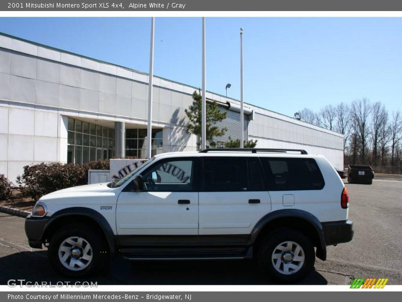Alpine White / Gray 2001 Mitsubishi Montero Sport XLS 4x4