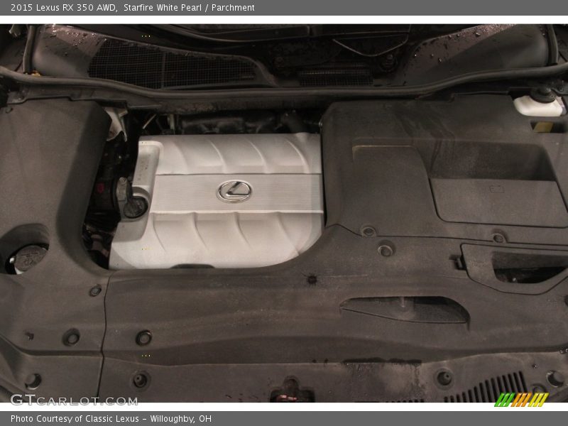 Starfire White Pearl / Parchment 2015 Lexus RX 350 AWD