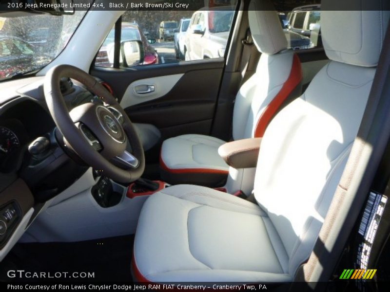 Front Seat of 2016 Renegade Limited 4x4
