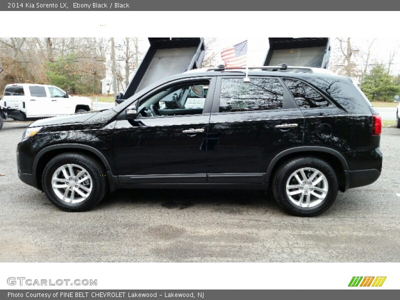 Ebony Black / Black 2014 Kia Sorento LX