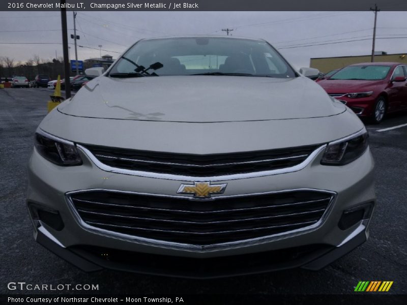 Champagne Silver Metallic / Jet Black 2016 Chevrolet Malibu LT