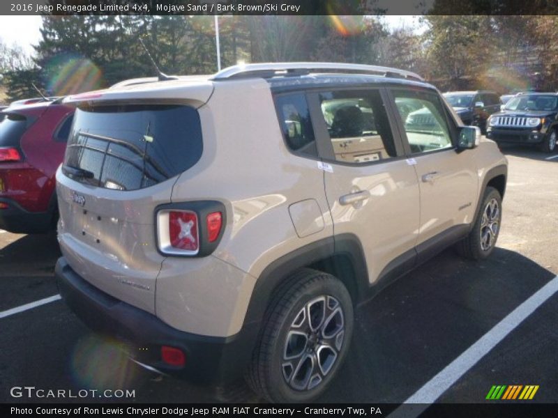 Mojave Sand / Bark Brown/Ski Grey 2016 Jeep Renegade Limited 4x4