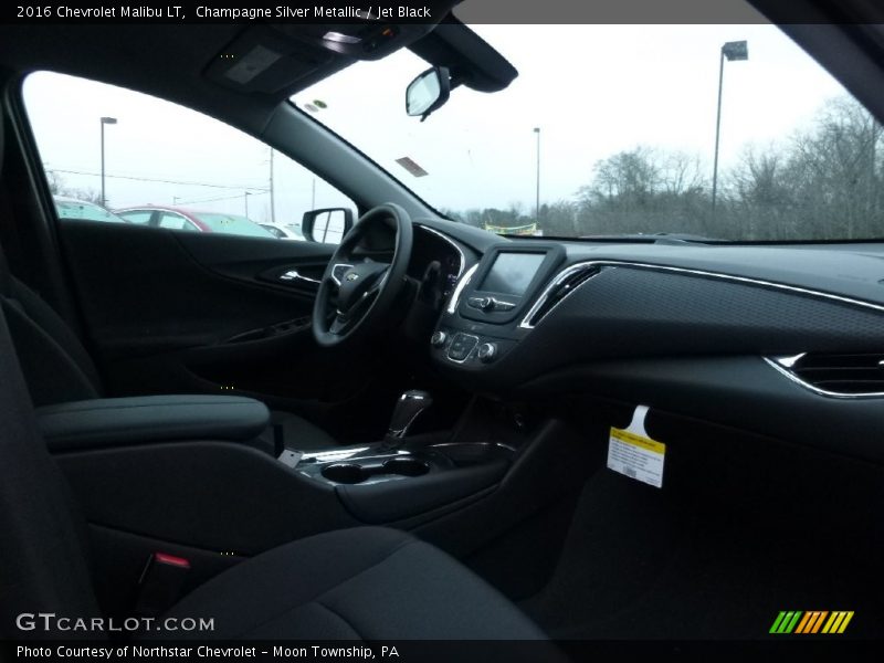 Champagne Silver Metallic / Jet Black 2016 Chevrolet Malibu LT