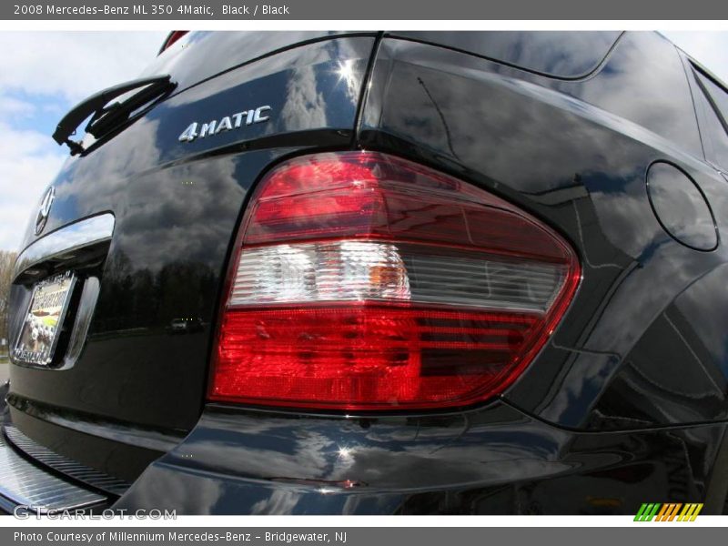 Black / Black 2008 Mercedes-Benz ML 350 4Matic