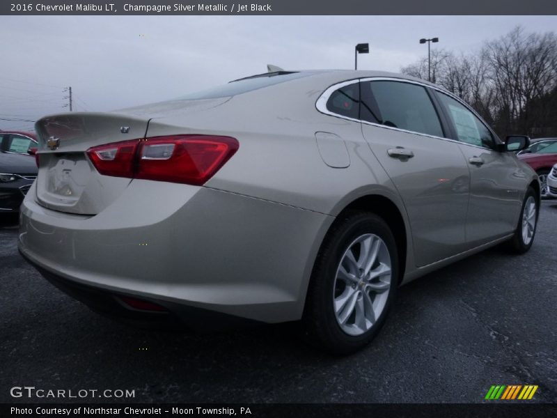 Champagne Silver Metallic / Jet Black 2016 Chevrolet Malibu LT