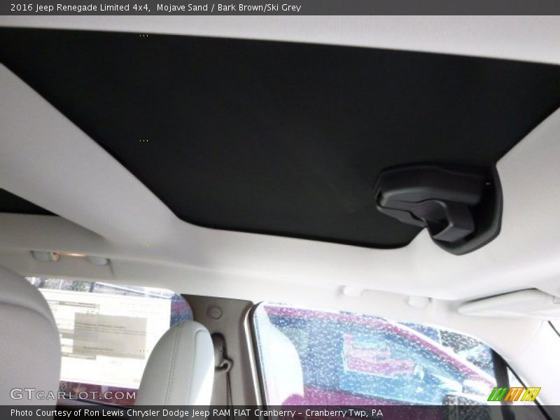 Mojave Sand / Bark Brown/Ski Grey 2016 Jeep Renegade Limited 4x4