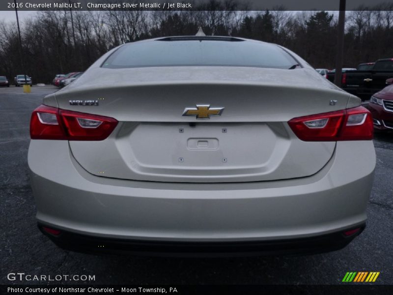 Champagne Silver Metallic / Jet Black 2016 Chevrolet Malibu LT