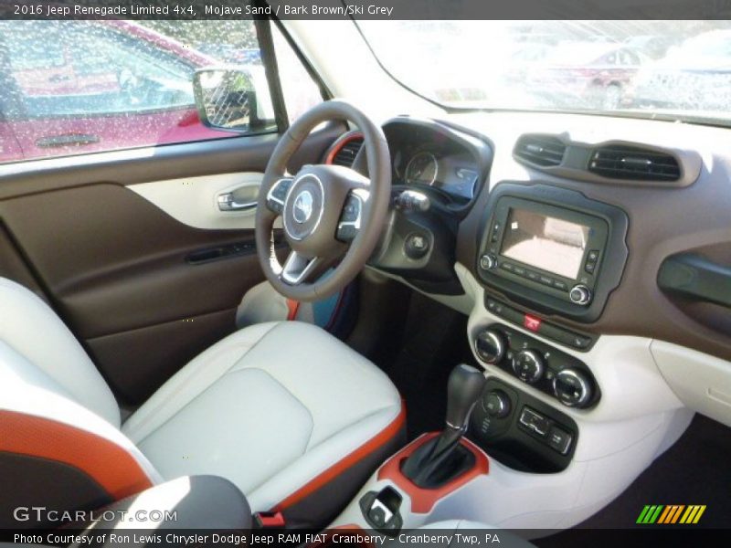 Mojave Sand / Bark Brown/Ski Grey 2016 Jeep Renegade Limited 4x4