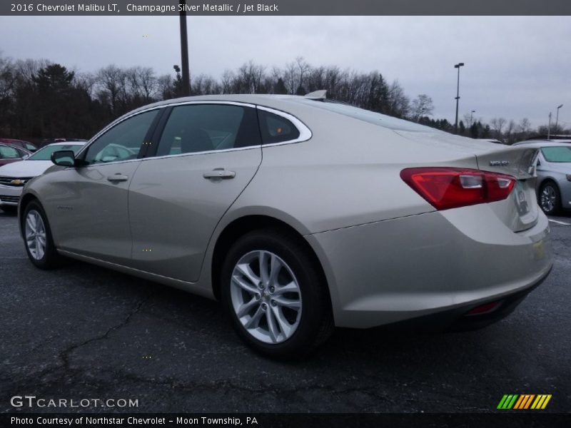 Champagne Silver Metallic / Jet Black 2016 Chevrolet Malibu LT