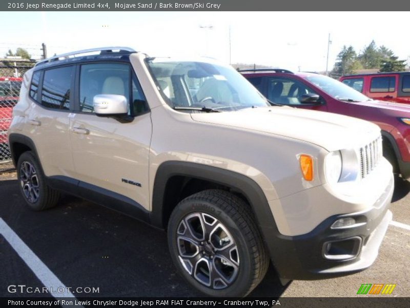 Mojave Sand / Bark Brown/Ski Grey 2016 Jeep Renegade Limited 4x4