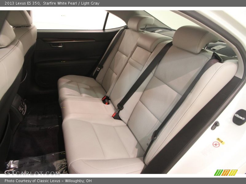 Starfire White Pearl / Light Gray 2013 Lexus ES 350