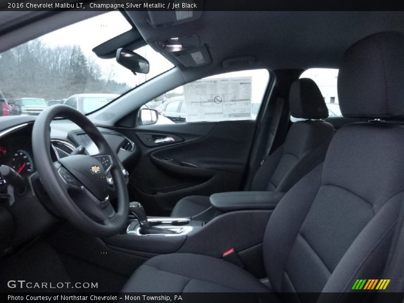 Champagne Silver Metallic / Jet Black 2016 Chevrolet Malibu LT