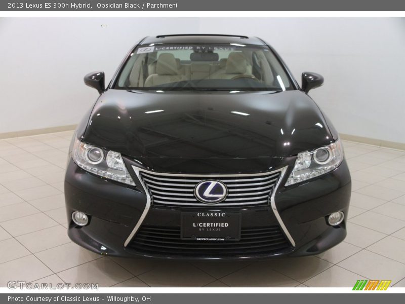 Obsidian Black / Parchment 2013 Lexus ES 300h Hybrid