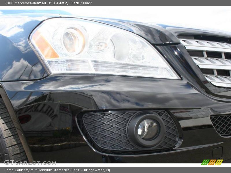 Black / Black 2008 Mercedes-Benz ML 350 4Matic