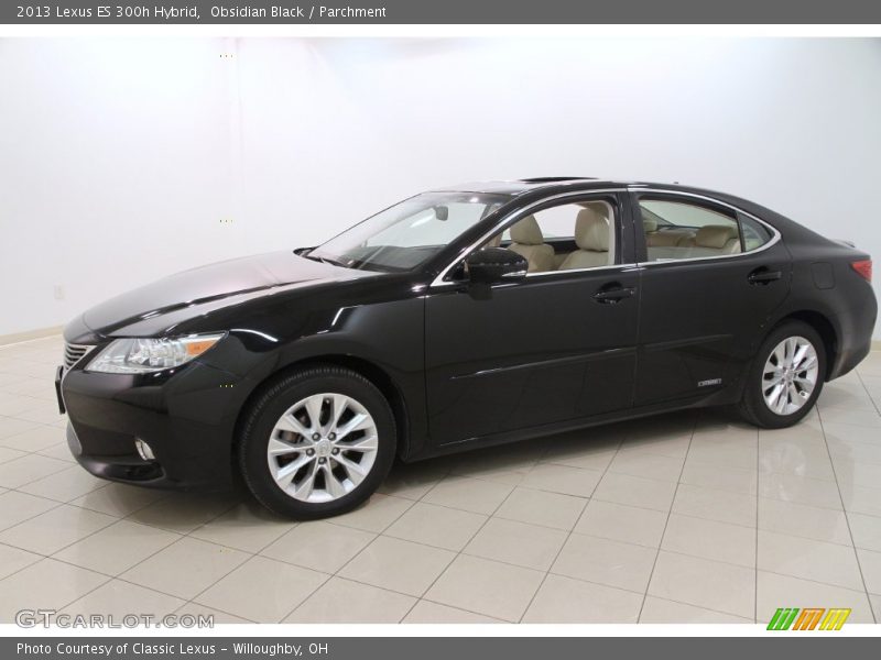 Obsidian Black / Parchment 2013 Lexus ES 300h Hybrid