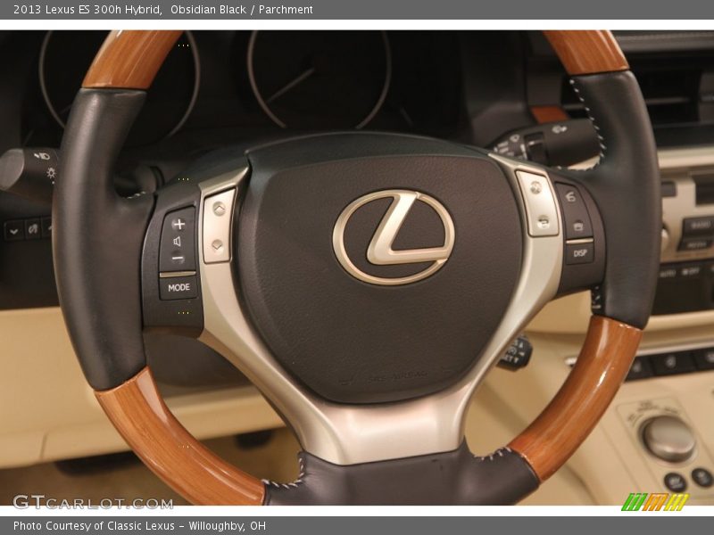 Obsidian Black / Parchment 2013 Lexus ES 300h Hybrid