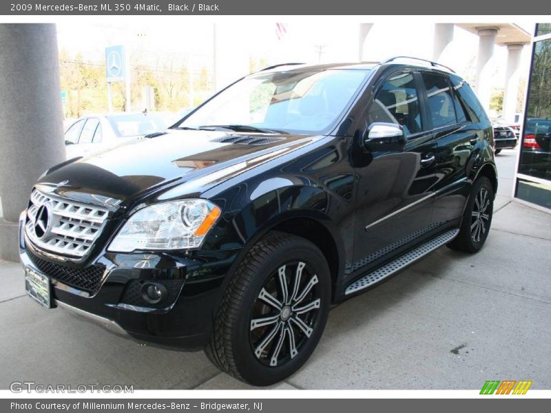 Black / Black 2009 Mercedes-Benz ML 350 4Matic