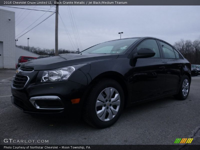 Black Granite Metallic / Jet Black/Medium Titanium 2016 Chevrolet Cruze Limited LS