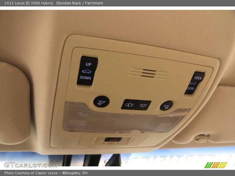 Obsidian Black / Parchment 2013 Lexus ES 300h Hybrid