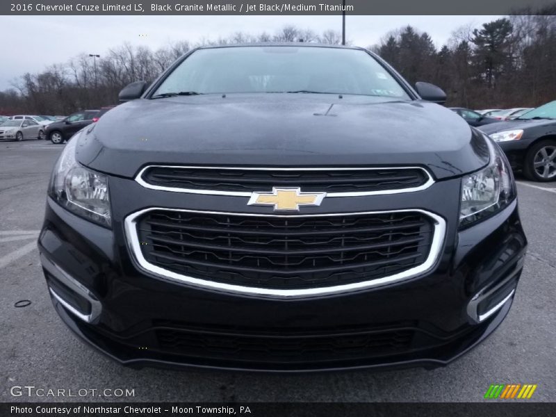 Black Granite Metallic / Jet Black/Medium Titanium 2016 Chevrolet Cruze Limited LS
