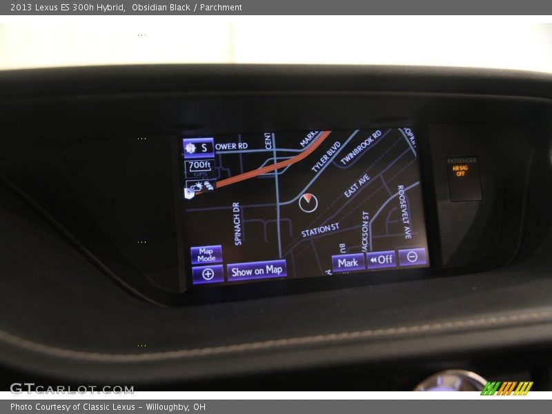 Obsidian Black / Parchment 2013 Lexus ES 300h Hybrid