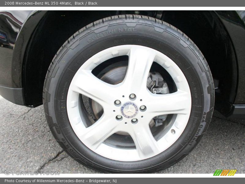 Black / Black 2008 Mercedes-Benz ML 350 4Matic
