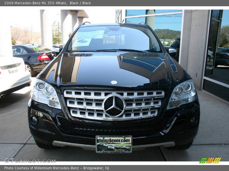 Black / Black 2009 Mercedes-Benz ML 350 4Matic