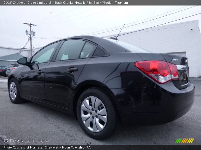 Black Granite Metallic / Jet Black/Medium Titanium 2016 Chevrolet Cruze Limited LS