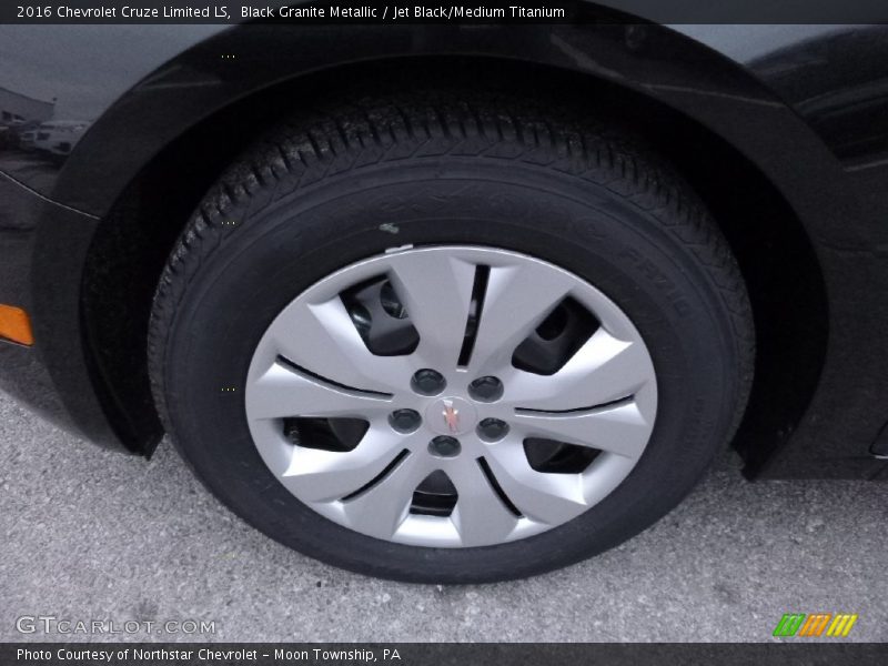 Black Granite Metallic / Jet Black/Medium Titanium 2016 Chevrolet Cruze Limited LS