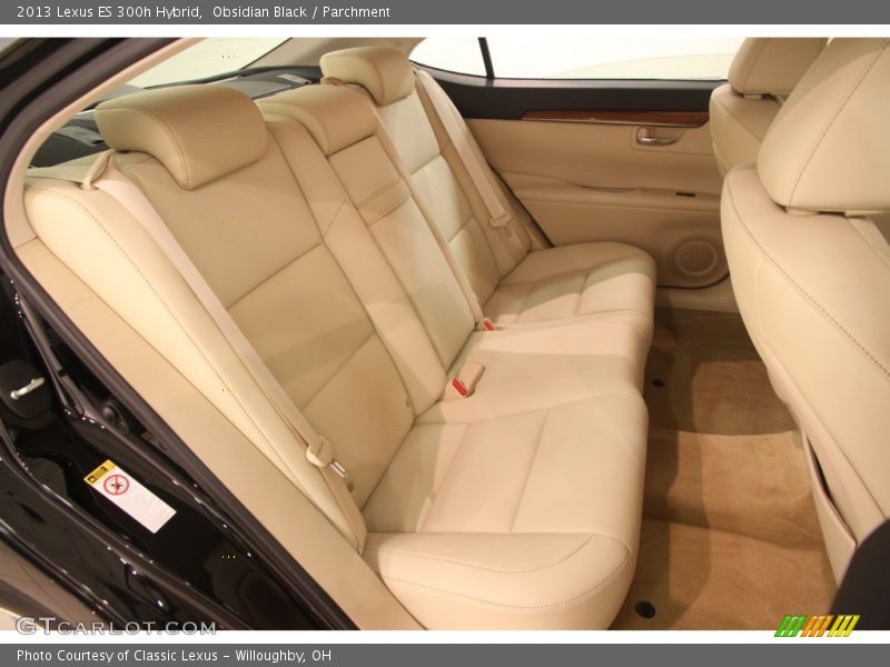 Obsidian Black / Parchment 2013 Lexus ES 300h Hybrid
