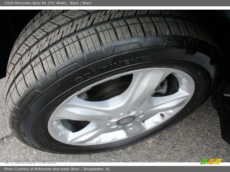 Black / Black 2008 Mercedes-Benz ML 350 4Matic