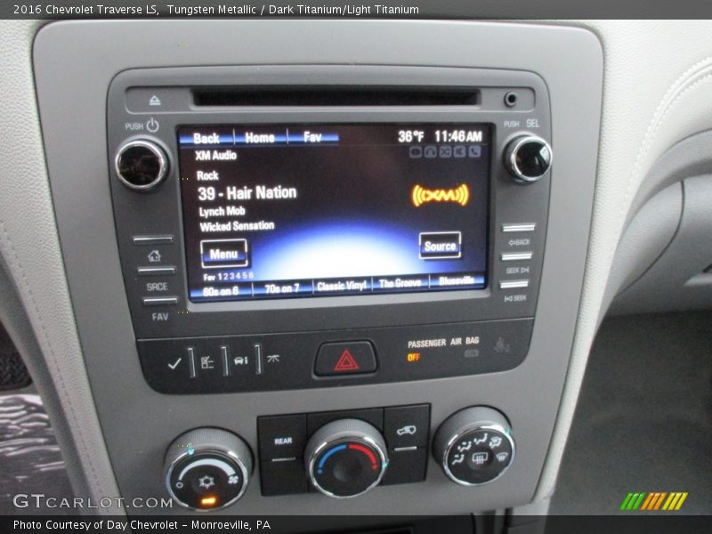 Tungsten Metallic / Dark Titanium/Light Titanium 2016 Chevrolet Traverse LS