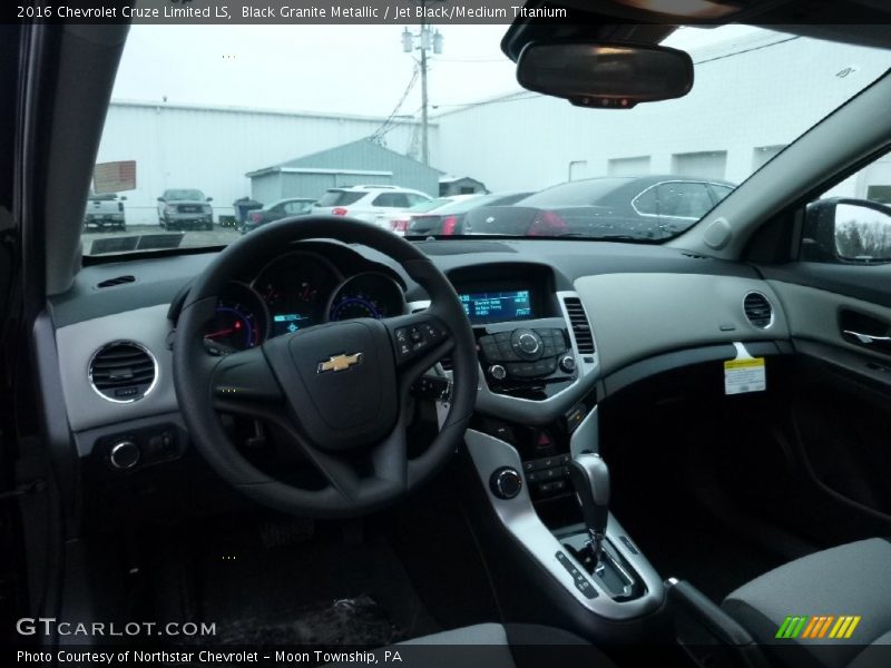 Black Granite Metallic / Jet Black/Medium Titanium 2016 Chevrolet Cruze Limited LS