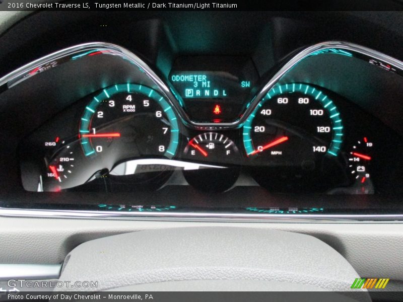 Tungsten Metallic / Dark Titanium/Light Titanium 2016 Chevrolet Traverse LS