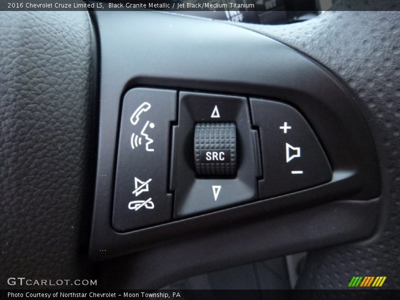 Black Granite Metallic / Jet Black/Medium Titanium 2016 Chevrolet Cruze Limited LS
