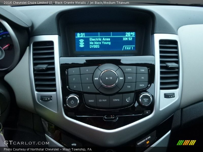 Black Granite Metallic / Jet Black/Medium Titanium 2016 Chevrolet Cruze Limited LS