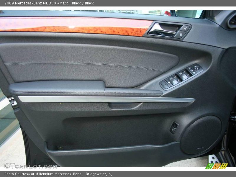 Black / Black 2009 Mercedes-Benz ML 350 4Matic