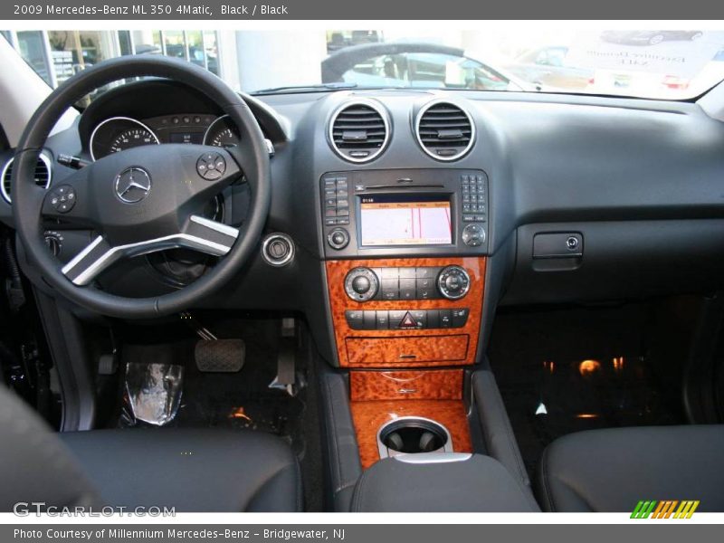 Black / Black 2009 Mercedes-Benz ML 350 4Matic